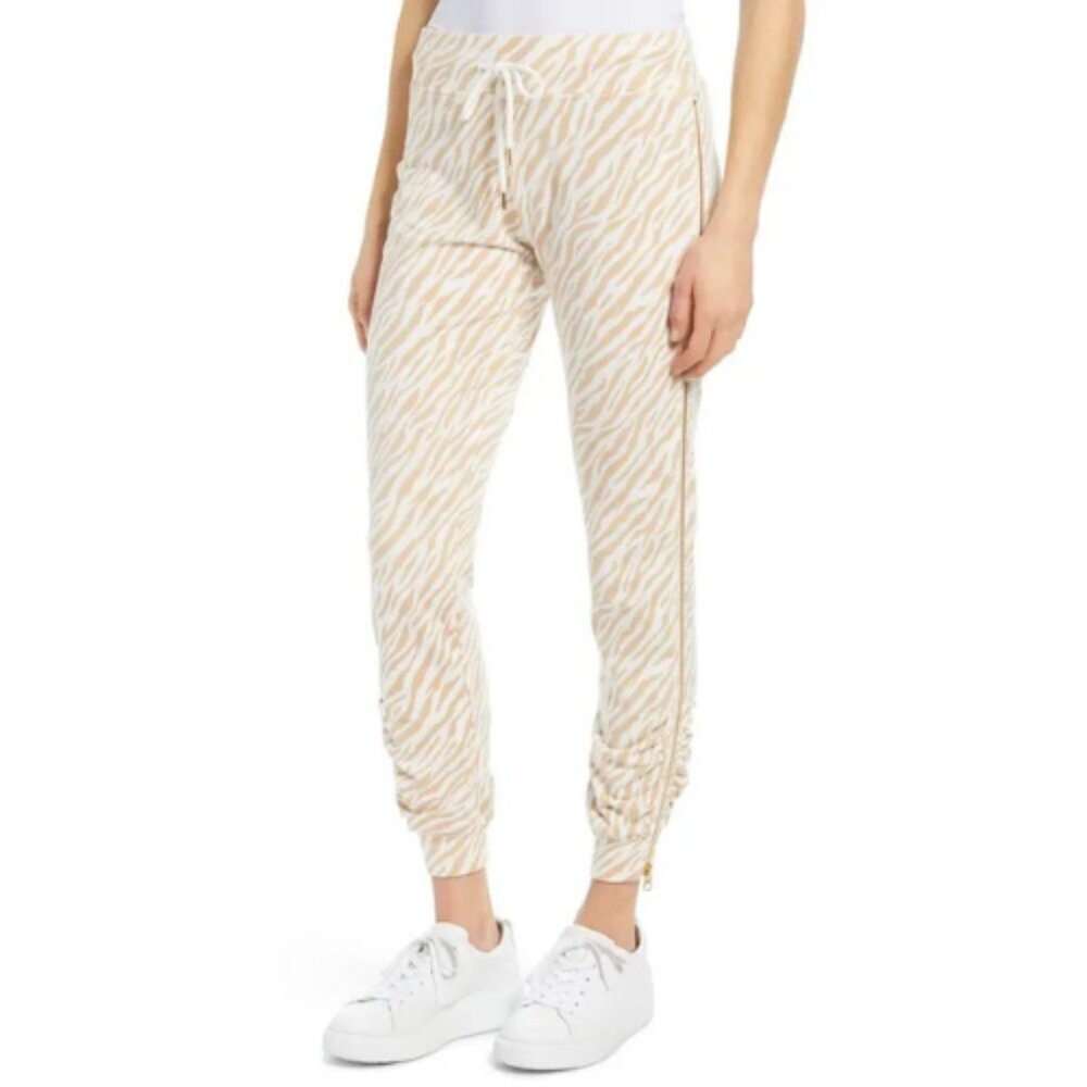 Sundays Roth Jogger Pants Size 2 zebra print 37951
